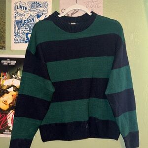 Black and green stripped sweater
